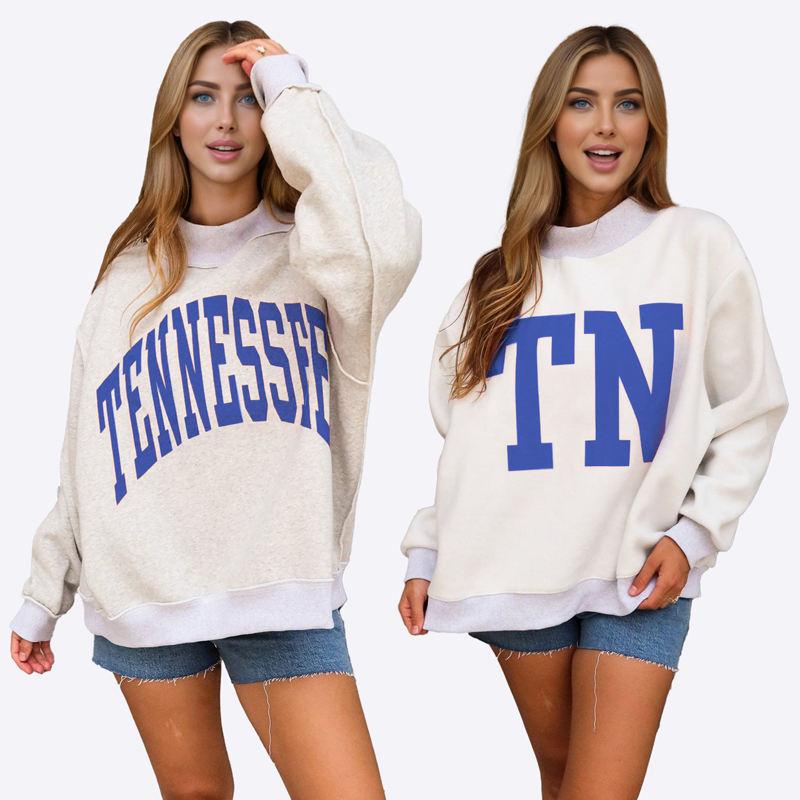 Wholesale Women's Vintage Reversible Mock Neck Sweatshirt High Quality Oversized Mockneck Sweatshirt Manufacturer