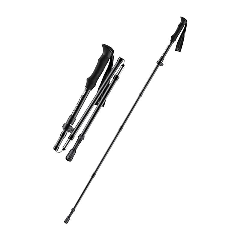 Ultralight Trekking Pole Carbon Fiber Folding Aluminium Alloy Outdoor Hand Climbing Hiking Equipment